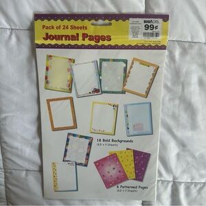 24 Sheet Pack of Scrapbooking Journal Birthday Pages 8.5x11”